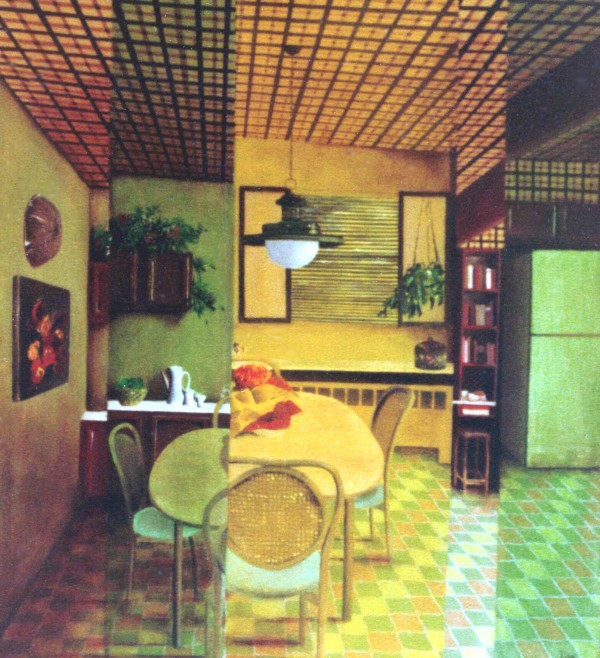 Retro Kitchen Print