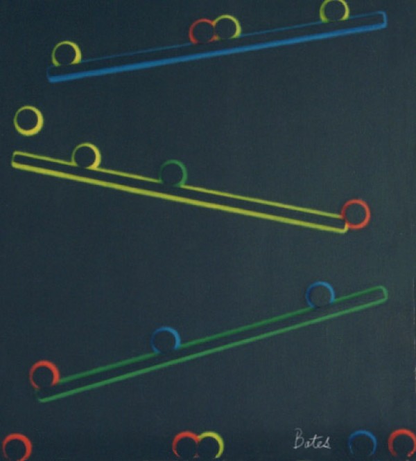 neon2rollingballs3dnew Print