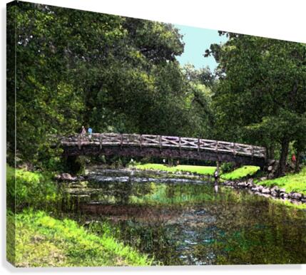 Over the River Canvas Print