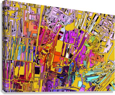 Crystal Landscape Canvas Print
