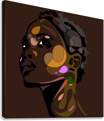 The Look Canvas Print