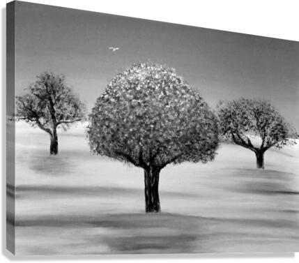 Tree The Queen Canvas Print