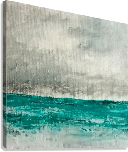 Winter beach 2 Canvas Print