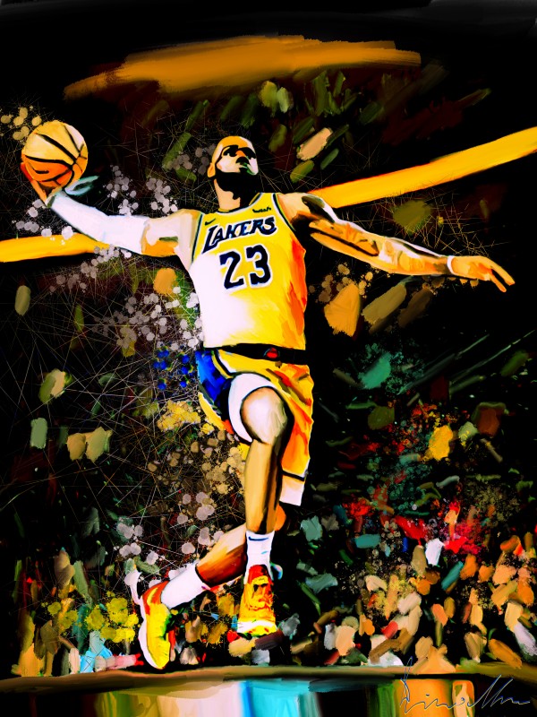 LeBron James Destined For Greatness Print