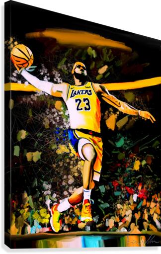 LeBron James Destined For Greatness Canvas Print