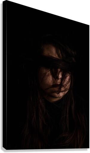 Hiding  Canvas Print