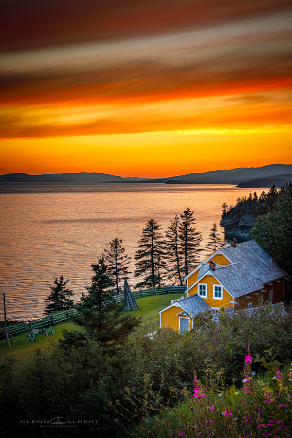 No 88- Maison Blanchette au crepuscule Digital Download