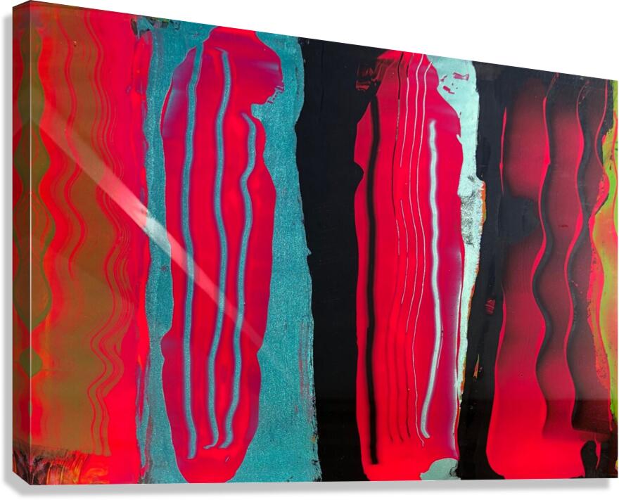 Streaming Rain 3 Canvas Print