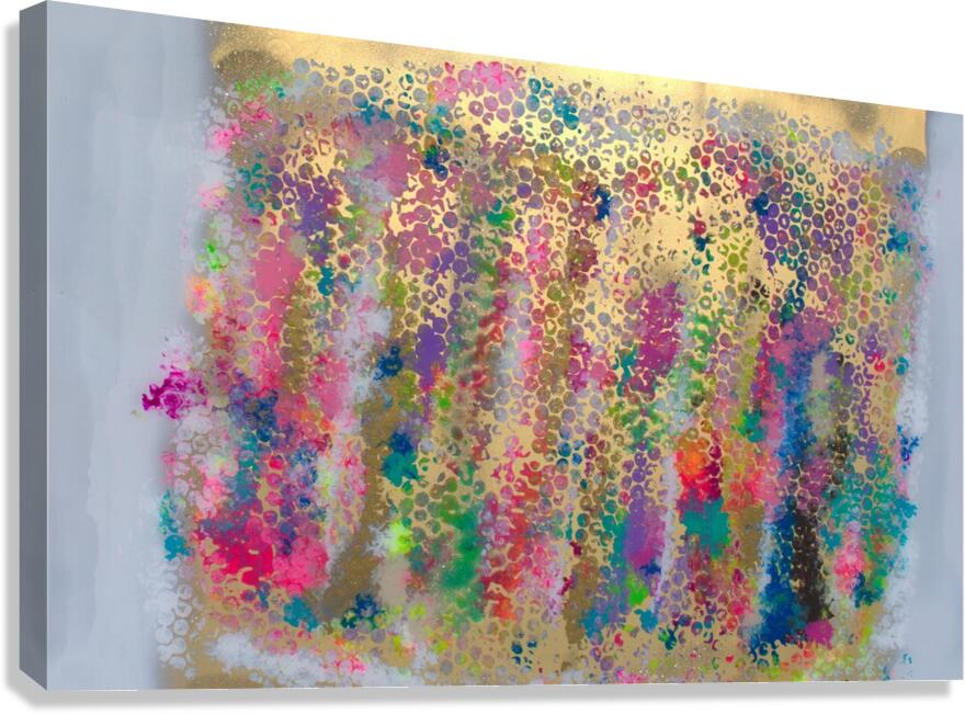 Gold Bubble Canvas Print