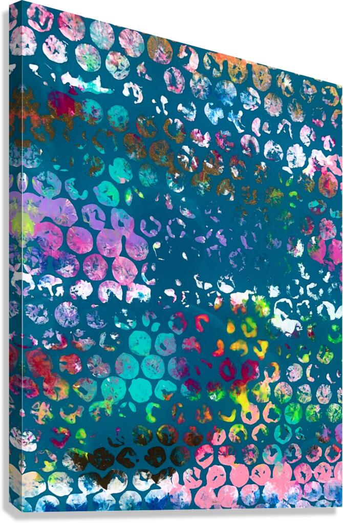 Orb Teal Canvas Print