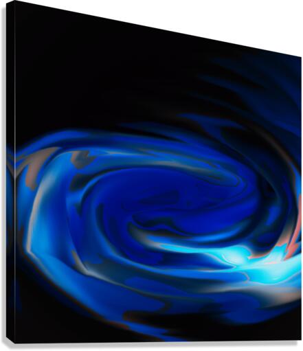 bluewirlpool Canvas Print