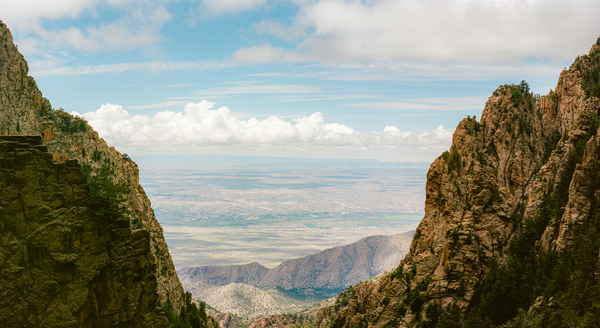 A View From La Luz Trail Print