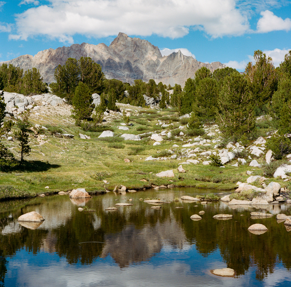 View From Upper Golden Trout Lake Print