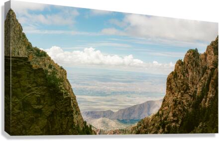 A View From La Luz Trail Canvas Print