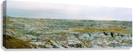 Leaving The Badlands Canvas Print