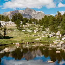 View From Upper Golden Trout Lake