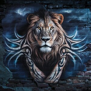 create a captivating dark fantasy graffiti master