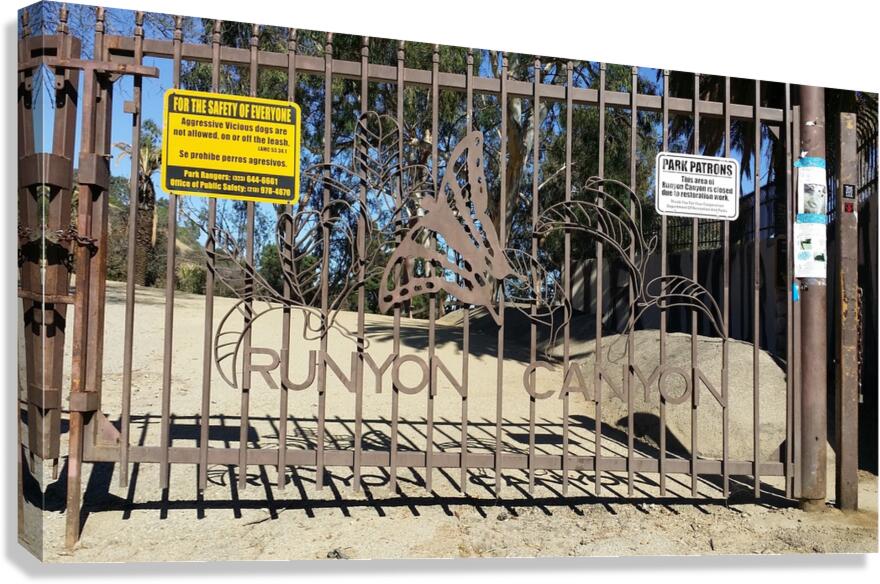 Gate of Runyon Canvas Print