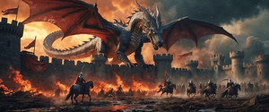 Epic Battle of the Dragons Wrath