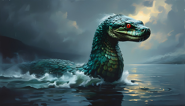 The Phantom of Loch Ness Print