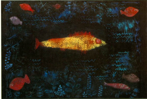 Golden fish Print