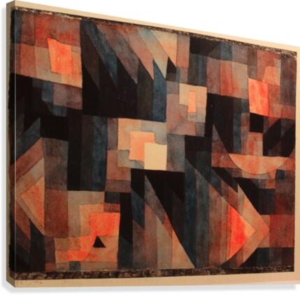 Gradation Red Canvas Print