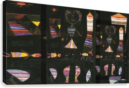Puppet theatre Canvas Print