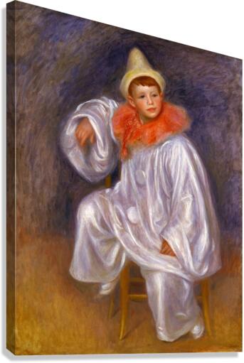Le Pierrot Blanc by Pierre Auguste Renoir Wall Art