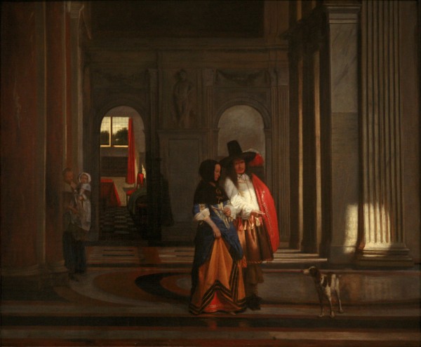 Going for a walk in the Amsterdam Town Hall Print