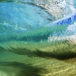 Underwater View Of Wave