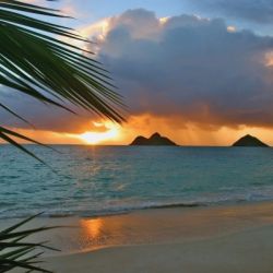 sunrise at Lanikai beach