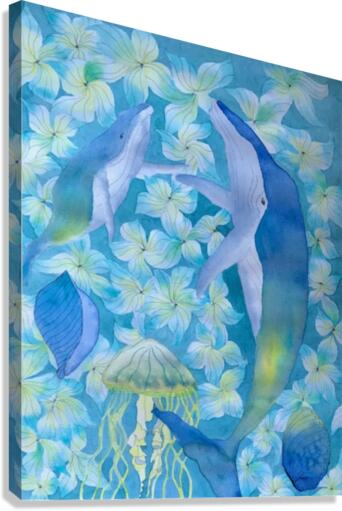 Humpback Magic 1 Canvas Print