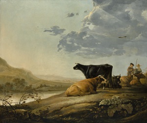 Young Herdsmen with Cows