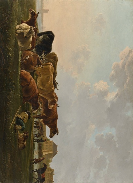 Landscape with Cattle Print