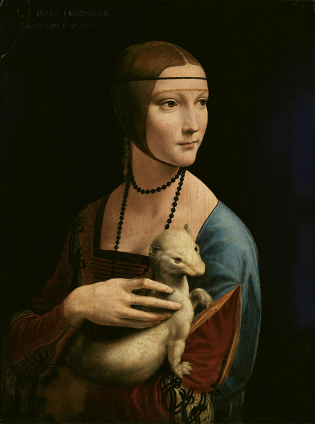 lady with an ermine Print