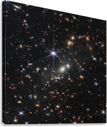 galaxy cluster SMACS J0723 JWST Canvas Print
