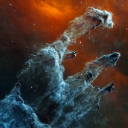 Pillars of Creation ghostly look |JWST