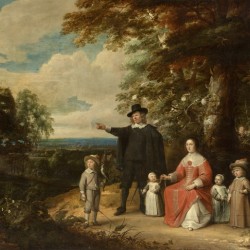Family Group in a Landscape                                        