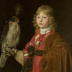 Portrait of a Boy with a Falcon                                             