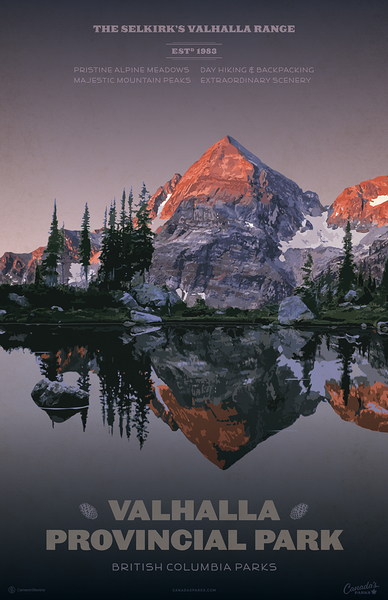 Valhalla Provincial Park Poster by Cameron Stevens