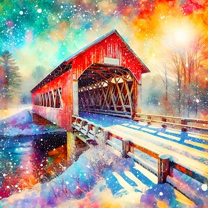 Covered Bridge in Vermont