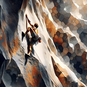 Fearless Free Climber