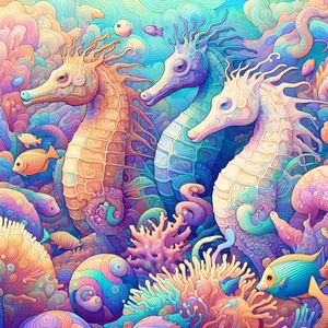 wise seahorses