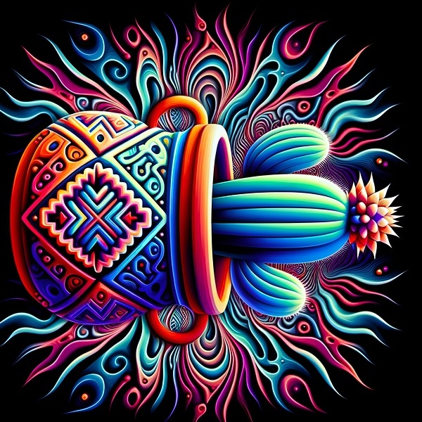 Ceremonial Cactus Print