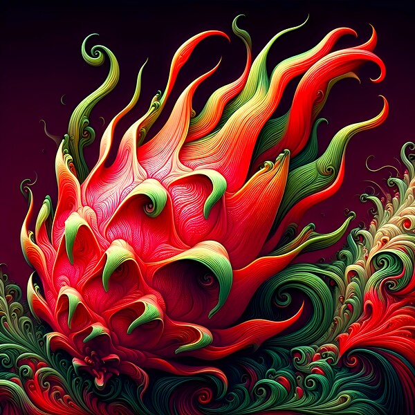 Dragon Fruit Print