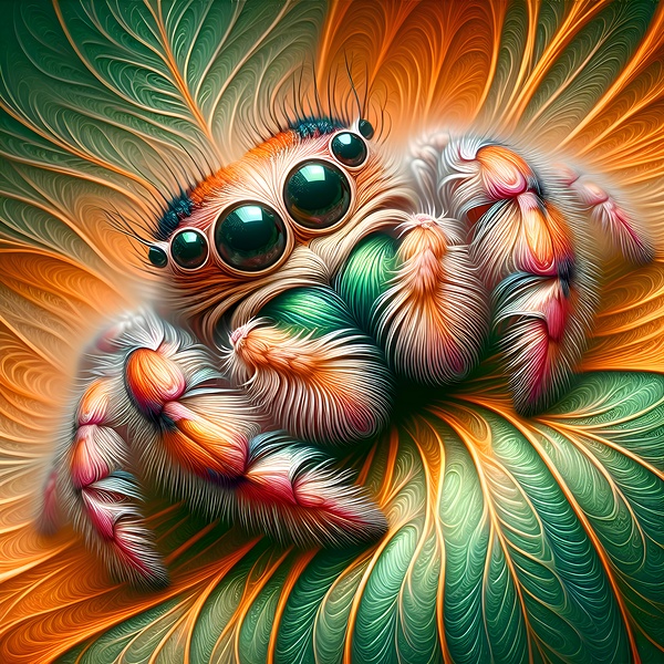 Cecil - The Jumping Spider by The Light Touch