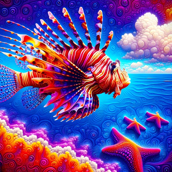 Lionfish Print