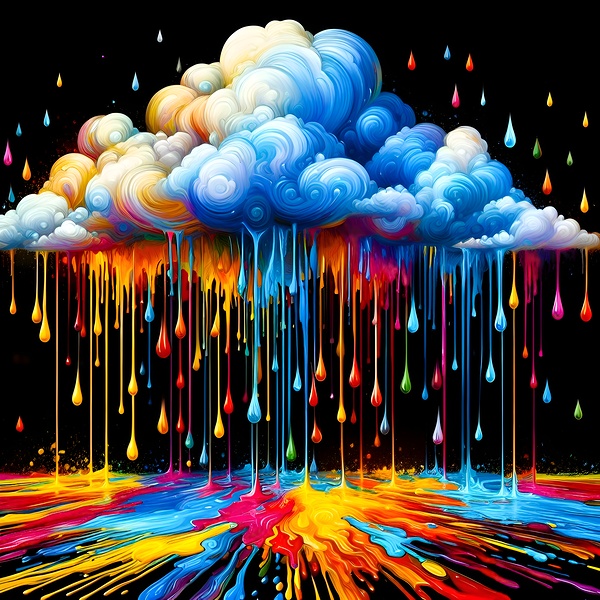 Paint Storm Print