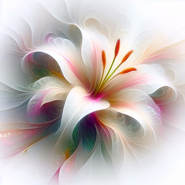Pink Easter Lily Print
