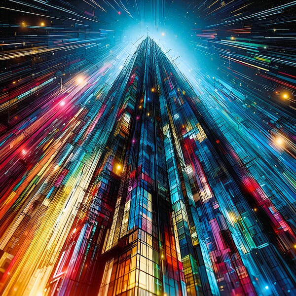 Citadel Skyscraper Print
